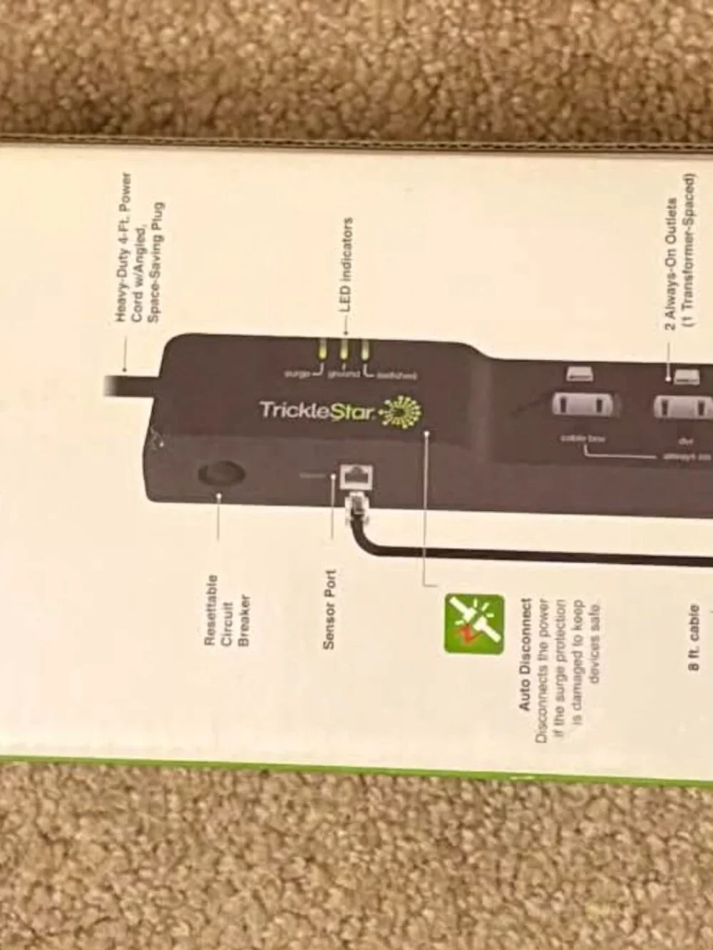 Trickle Star 7 AV Advance power strip+